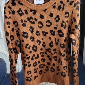 Cheetah Print Sweater